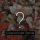 CENTRO DE FLORES DEL "FLORISTA" 